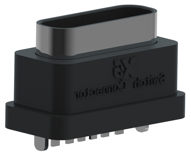 XB - atcf - 06 - 002 type C 6P pied femelle étanche h = 6,8 mm (modèle c)