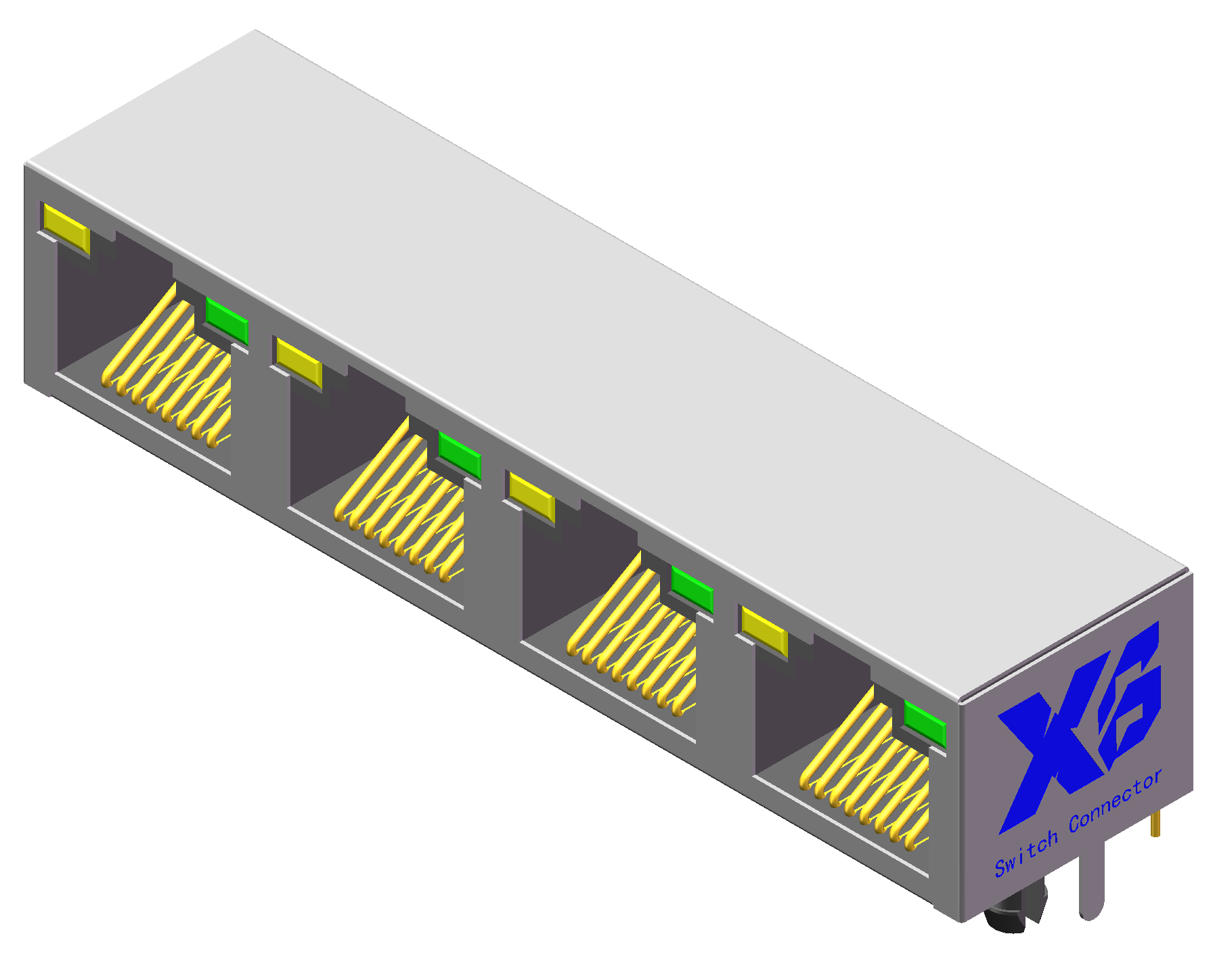XB-5JA-1X4-8P8C-LED-S 모델