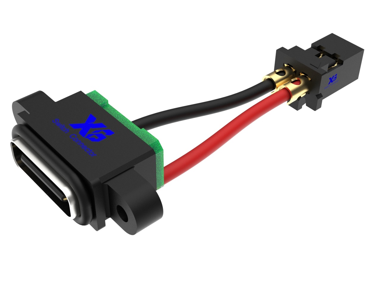 XB-USB-C-6P-1120A-6P-PCB-L-IPX7