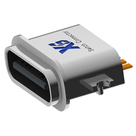 XB-ATCF-06-010 TYPE C 6P 침판 1.2 방수 암좌리 L=6.7mm(케이스 아연 합금)